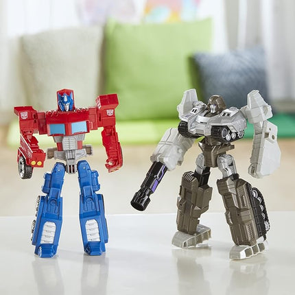 Transformers Toys Heroes and Villains Optimus Prime and Megatron 2-Pack Action Figures - for Kids Ages 6 and Up, 7-inch (Amazon Exclusive)