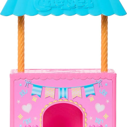 Barbie Family & Friends Club Chelsea Surprise Birthday Party Playset with Chelsea Small Doll (Brunette), Transforming Doghouse & 10+ Accessories