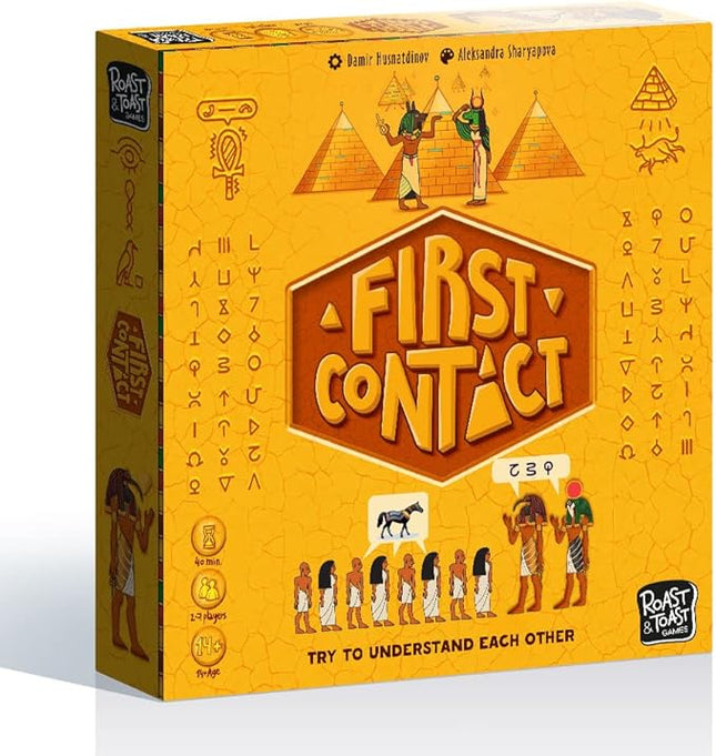 First Contact | Board Game for Adults and Family | Adventure Board Game | Party Game | Board Games for Adults | Ages 12+ | for 2 to 7 Players | Average Playtime 40 Minutes