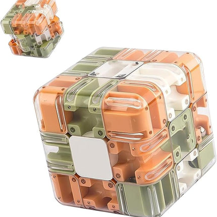 Large Labyrinth 3D Puzzles Maze Cube - Engaging Brain Teaser Toy, catalogto 3D Magic Cube Maze Ball Puzzles, Cultivate Logical Thinking for Adults Teens (2 pcs)