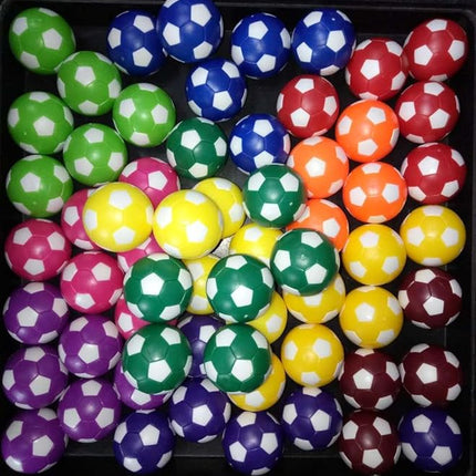 Table Soccer Foosballs Replacement Balls Mini Multicolor 36mm Official Foosball 12 Pack