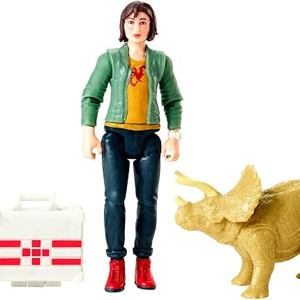 JURASSIC WORLD BASIC FIGURE Zia & Triceratops