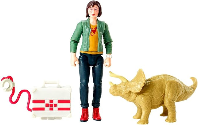 JURASSIC WORLD BASIC FIGURE Zia & Triceratops