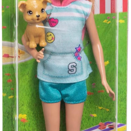 Barbie Stacie Doll with Pet Dog, from and Stacie to The Rescue Movie Toys, Blonde Hair Doll