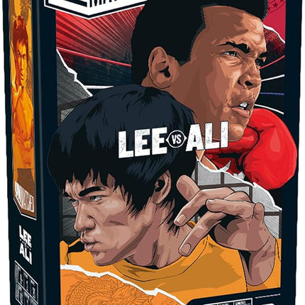 Restoration Games Unmatched Muhammad Ali vs Bruce Lee - Strategy Board Game for 2 Players - Heroes Expansion with Miniatures, Unique Decks, and Abilities - 20 Min Playtime - Ages 9+