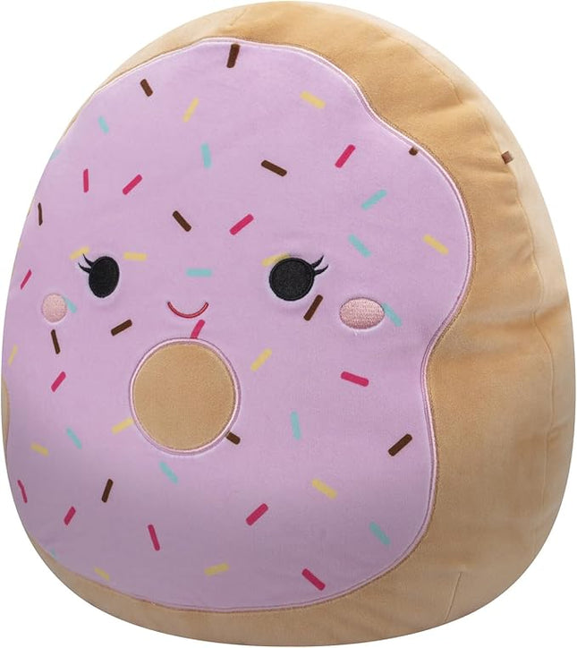 Squishmallows Original 14-Inch Dabria Pink Donut with Sprinkles - Official Jazwares Large Plush