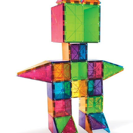 MAGNA-TILES Classic 100-Piece Magnetic Construction Set, The ORIGINAL Magnetic Building Brand