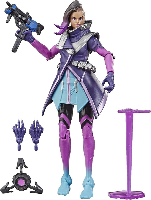 Hasbro Gaming E6487AS00 Overwatch Ultimates Series Sombra 6" Collectible Action Figure