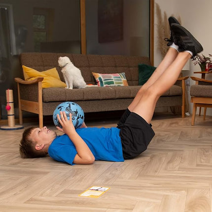 Shuffle Up Soccer Card Games - 70+ Fun & Active Skills Cards for Kids, Fitness Cards Develop Fundamentals, Stamina & Strength, Easy to Play for Kids | Multiple Skills Level Card Include 2 Dices