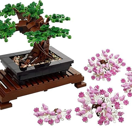 LEGO Botanicals Bonsai Tree Building Set - Artificial Bonsai Tree Plants for Home Decor, Adults Ages 18+ - Faux, Fake Plants for Table, Desk, Office - Birthday Gift for Men & Women - 10281
