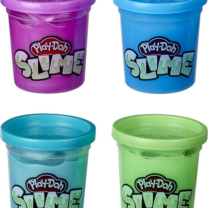 Play-Doh Foam and Play-Doh Slime Kit: Super Cloud Slime, HydroGlitz, Super Stretch, and Krackle 13 Multipack Bundle of Cool Colors, Kids Party Favors, Non-Toxic (Amazon Exclusive)