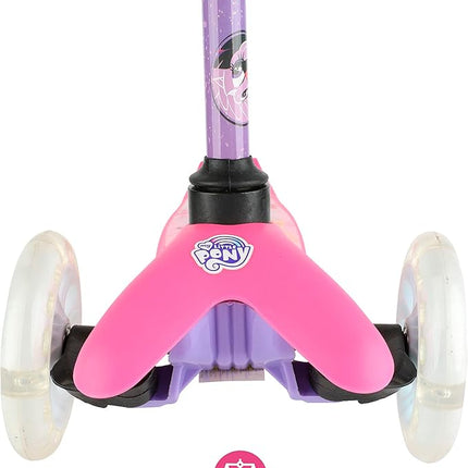 Voyager - Self Balancing Kick Scooter with Light Up Wheels, Extra Wide Deck, 3 Wheel Platform, Foot Activated Brake, 75 lbs Limit, Kids & Toddlers Girls or Boys, for Ages 3 and Up