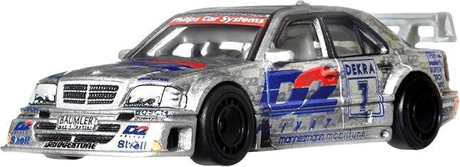 Hot Wheels Car Culture Circuit Legend, Premium 1:64 Scale Die-Cast 1994 AMG Mercedes C-Class DTM Touring Car, Collectable Vehicle