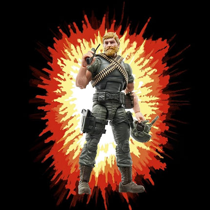 G.I. Joe Classified Series Retro Cardback Craig “Rock ’N Roll” McConnel, Collectible 6 Inch Action Figure with 9 Accessories