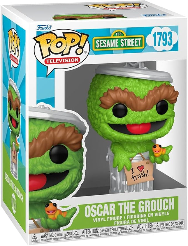 Funko Pop! TV: Sesame Street - Oscar The Grouch - Collectable Vinyl Figure - Gift Idea - Official Merchandise - Toys for Kids & Adults - TV Fans - Model Figure for Collectors and Display