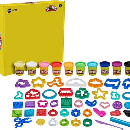 Play-Doh Holiday Set of Tools, 43 Accessories & 10 Modeling Compound Colors, Non Candy Halloween Handout Toys & Party Favors, Kids Arts & Crafts, Preschool Toys, Ages 3+ (Amazon Exclusive)