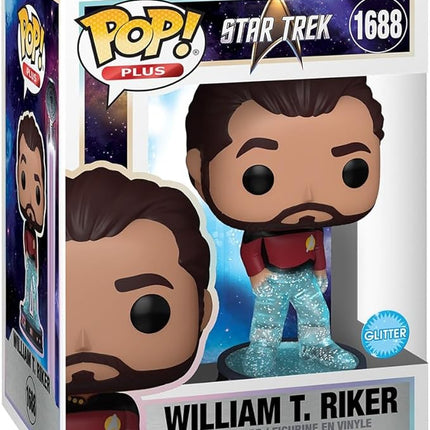 Funko Pop Plus: Star Trek Transporter - William T. Riker - Star Trek Generations - Collectable Vinyl Figure - Gift Idea - Official Merchandise - Toys for Kids & Adults - Sci-Fi Fans