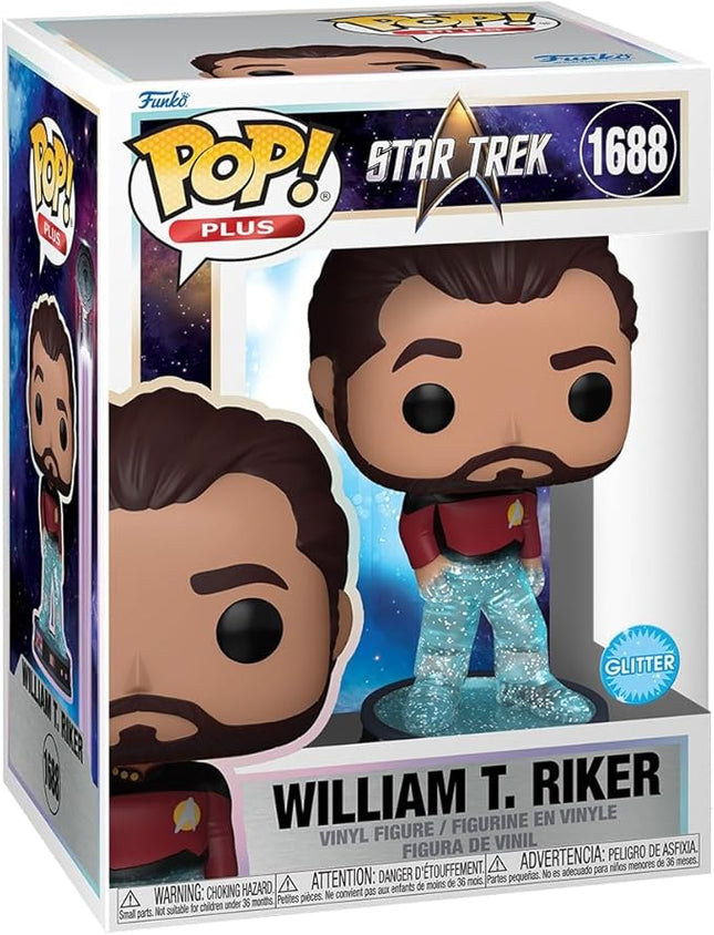 Funko Pop Plus: Star Trek Transporter - William T. Riker - Star Trek Generations - Collectable Vinyl Figure - Gift Idea - Official Merchandise - Toys for Kids & Adults - Sci-Fi Fans