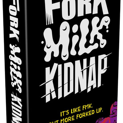 Hasbro Gaming Fork Milk Kidnap Game for Adults Only, an Adult Party Game of Questionable Choices, Ages 17+, for 3 to 10 Players, Hilarious NSFW Card Games