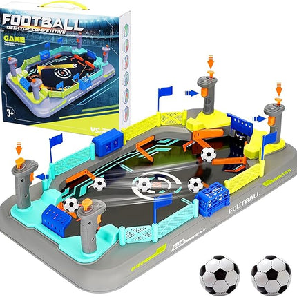 COUOMOXA Tabletop Soccer Game for Kids: Mini Football Board Toys for 3 4 5 6 7 8 9 10 11 12 Years Old Boys & Girls - Interactive Sports Ball Gift - Birthday Present for Fun Ages 3+