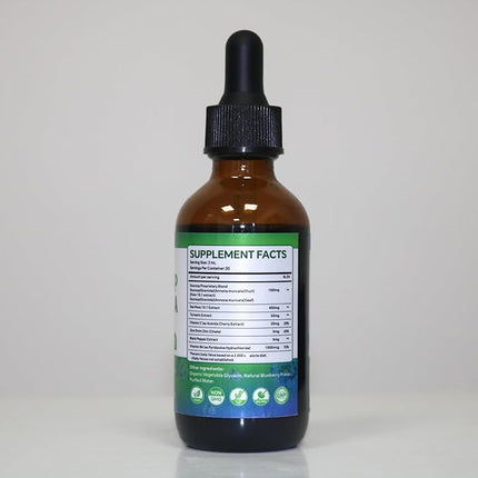 2 Pack Soursop Graviola Leaf Extract Liquid Drops Supplement with Irish Sea Moss & Turmeric for Cellular Support, Immune System Boost, Liver Health, Soursop Bitters Liquid 60-Day Supply 4 FL OZ