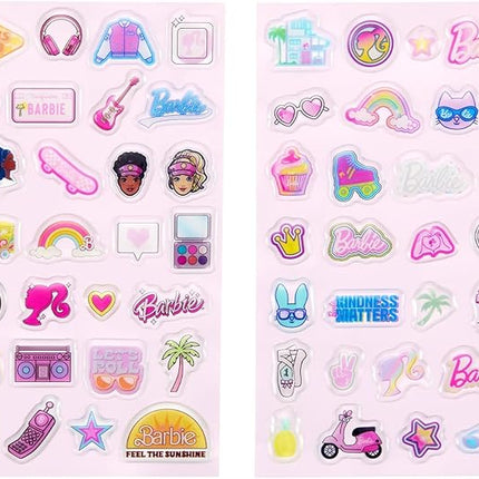 Kodak x Barbie Colorful & Decorative Barbie-Themed Sticker Sets – 50+ Iconic Barbie Stickers for Decorating Your Zink Camera, Printer, Scrapbook, Journal, and More