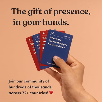 Parents Are Human, Relationship Cards, Get to Know Each Other Better, Parents, Adults, Families, & Teens Relationship Building, Light & Deep Questions, 70 Questions & Activity Cards, English + French