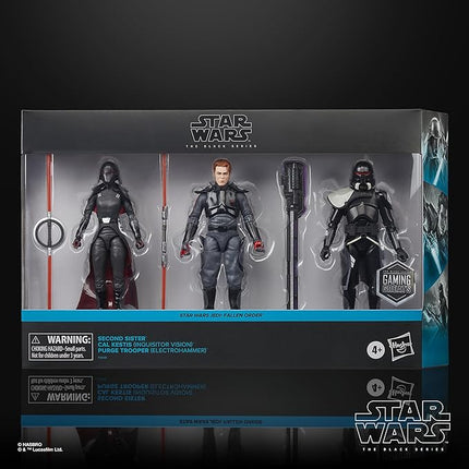Star Wars The Black Series Second Sister, Cal Kestis, Purge Trooper Jedi: Fallen Order 15-cm Action Figures