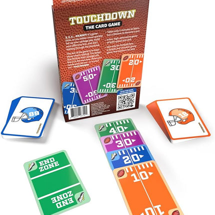 Fast-Paced, Football Themed Card Game That Anyone Can Play, 2-4 Players, Fun Card Games for Adults, Kids, Families and Game Nights, Stocking Stuffers, Football Gifts
