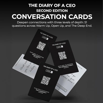 Conversation Cards by Steven Bartlett - 2nd Edition - Couples Card Game, Deep Question for Intimacy and Reconnection - Conversation Starters, Relationship & Date Night Cards