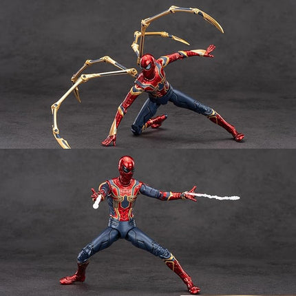 Iron Spider Action Figures 7inch 1/10 Scale All Joints Movable Superhero 2.0 Series Exquisite Collection Toy