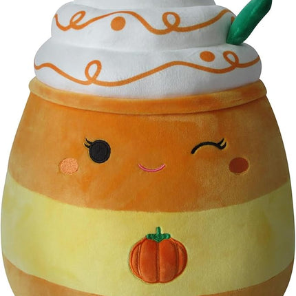 Squishmallows Original 14-Inch Delindy Orange Pumpkin Spice Latte - Large Ultrasoft Official Jazwares Plush