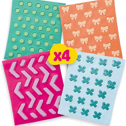 Play-Doh Barbie Pearls and Bows Accessory Pack, 4 Refill Pattern Sheets of Modeling Compound, 8 Fashion Accessories, Kids Arts and Crafts for Ages 5+