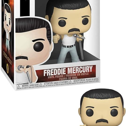 Funko POP Pop! Rocks: Queen - Freddie Mercury Radio Gaga 1985, Multicolor, 3.75 inches