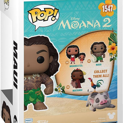 Funko POP Disney: Moana 2 - Maui - Collectable Vinyl Figure - Gift Idea - Official Merchandise - for Kids & Adults - Movies Fans - Model Figure for Collectors and Display