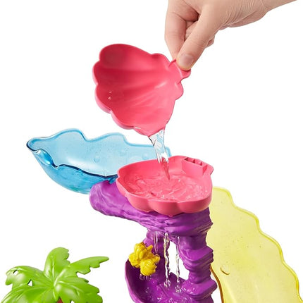 Barbie Dreamtopia Chelsea Water Lagoon Playset with Chelsea Doll (6 in Blonde), 2 Pets, Slide, Pool & Swing, Gift for 3 to 7 Year Olds