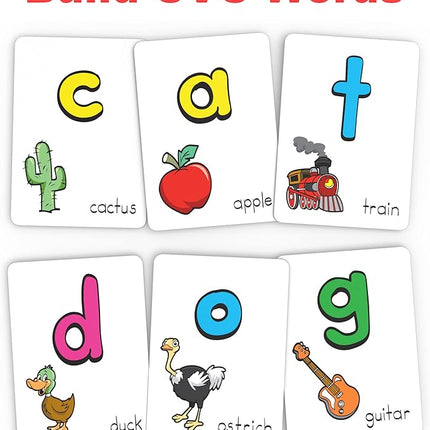 Alphabet Slap Jack® | Play 4 Alphabet Games Including Alphabet Go Fish, Slapjack, ABC Letter Matching or Flash Cards | Learn Upper & Lowercase Letters and Sounds | Build CVC Words | PreK to 1st Grade