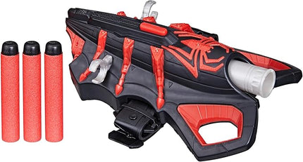 Marvel NERF Spider-Man Miles Morales Thwip-Tech Blaster, Includes 3 Darts, Web Shooter, Role Play Toy for Kids 5 and Up