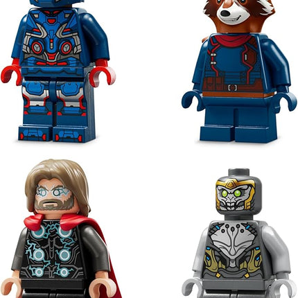 LEGO Marvel Avengers: Endgame Thor vs. Chitauri Building Toy - Pretend Playset W/ 7 Toy Minifigures for Boys & Girls, Ages 8+ - Super Hero Building Blocks for Kids - Gift Idea for Birthdays - 76322