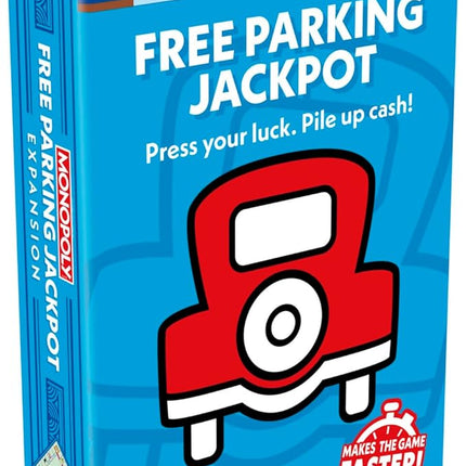 Monopoly Free Parking Jackpot Expansion | Add More Fun to Classic Monopoly Game and Play Faster | Ages 8+ | 2-6 Players | 40 Mins. | Family Board Games