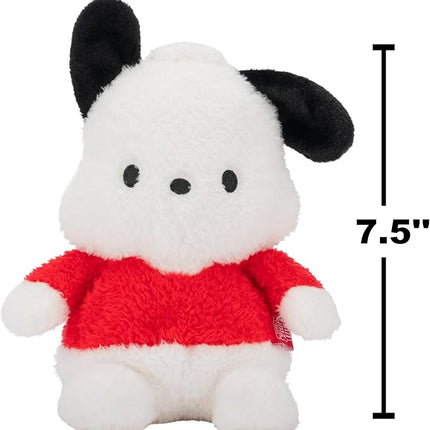 BumBumz 7.5-inch Hello Kitty and Friends Bumz - Classic Pochacco Plush - Collectible Sanrio Toy - from The Makers of Original Squishmallows - Ages 3+