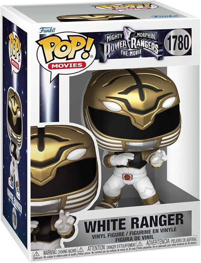 Funko Pop! Movies: Mighty Morphin Power Rangers: The Movie - White Ranger - Power Rangers Movie - Collectable Vinyl Figure - Gift Idea - Official Merchandise - Toys for Kids & Adults - Movies Fans