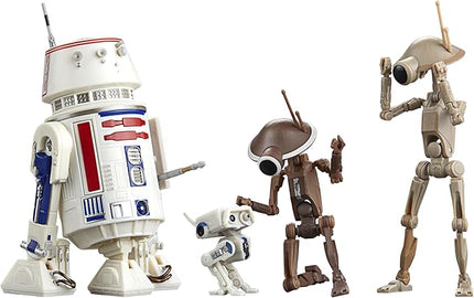 Star Wars The Black Series 4 Pack Collectible Figures: R5-D4, BD-72 and The Mandalorian Mechanical Droids