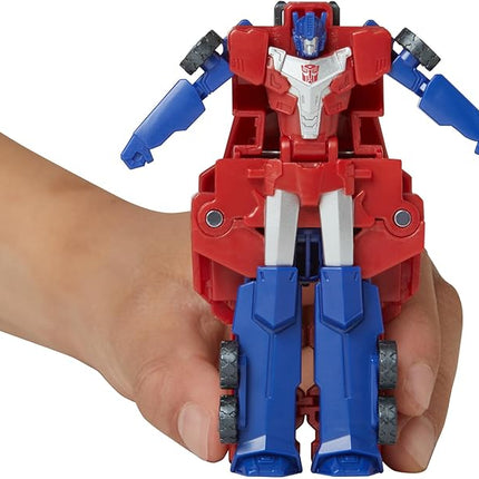 Transformers Crash & Combine Heroes, 3.75-Inch Converting Bumblebee and Optimus Prime Action Figures, Robot Toys for Kids 6 and Up (Amazon Exclusive)