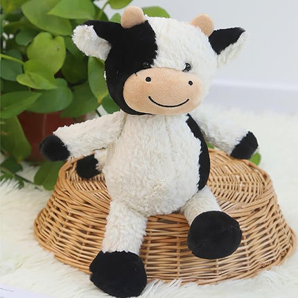 11.8 inches Cow Stuffed Animal Soft Plush Cute Cow Doll for Boys Girls