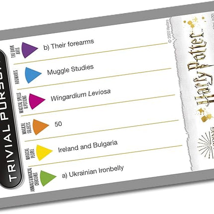 Hasbro Gaming Trivial Pursuit: Wizarding World Harry Potter Edition Compact Trivia Game, 2+ Players, 600 Trivia Questions, 8+ (Amazon Exclusive)