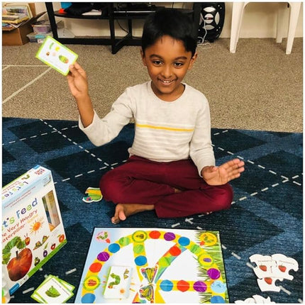 Briarpatch Let's Feed The Very Hungry Caterpillar Game, Brown