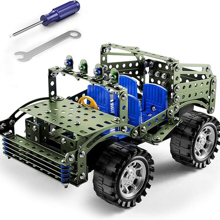 Building Toys Model Truck Set - STEM Building Projects Model Car Kit Toys for Kids Boys Ages 8-12 12-16, Assembly Science Model Car Kits Toys Gifts for Kids Girls Boys 8 9 10 11 12 Years Old and adult