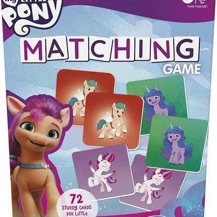 Hasbro Gaming My Little Pony Matching Game for Kids | 1+ Players | Preschool Board Games for Clasroom | Back to School Gifts | Ages 3+