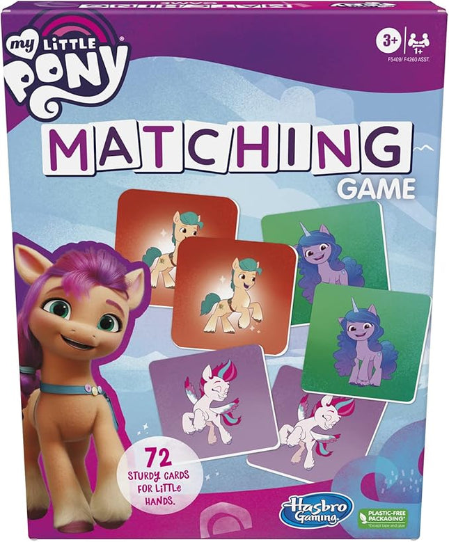 Hasbro Gaming My Little Pony Matching Game for Kids | 1+ Players | Preschool Board Games for Clasroom | Back to School Gifts | Ages 3+